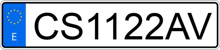 Numer rejestracyjny CS1122AV posiada CITROEN SAXO