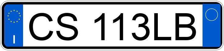 Numer rejestracyjny CS113LB posiada BMW X3