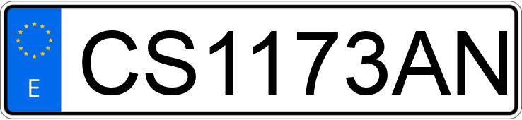 Numer rejestracyjny CS1173AN posiada VOLKSWAGEN GOLF