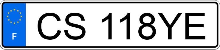 Numer rejestracyjny CS118YE posiada OPEL ASTRA