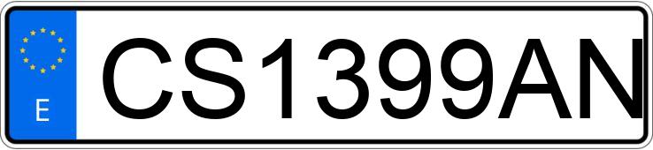 The registration number CS1399AN has LAND ROVER DISCOVERY
