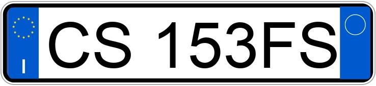 Numer rejestracyjny CS153FS posiada ALFA ROMEO 147