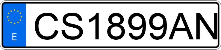 Numer rejestracyjny CS1899AN posiada HYUNDAI ACCENT