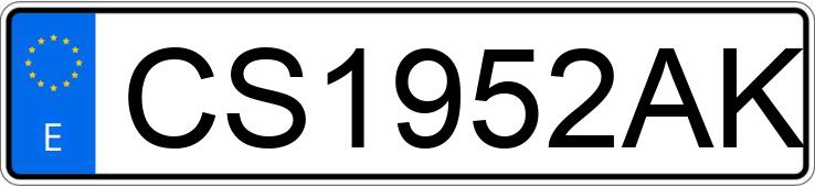 Numer rejestracyjny CS1952AK posiada BMW SERIE 5 E34 525TDS