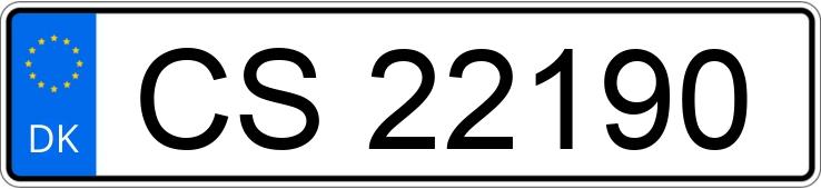 The registration number CS22190 has SKODA OCTAVIA