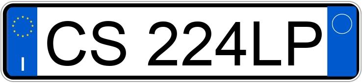 Numer rejestracyjny CS224LP posiada FORD Ka 1a serie