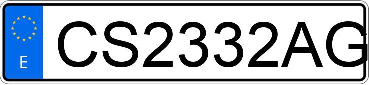 Numer rejestracyjny CS2332AG posiada TOYOTA RAV4