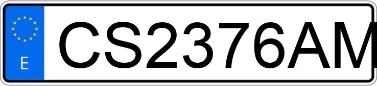 Numer rejestracyjny CS2376AM posiada MERCEDES SPRINTER