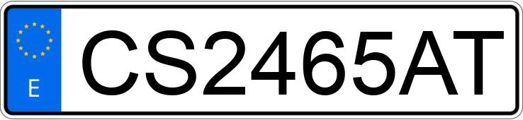 Numer rejestracyjny CS2465AT posiada NISSAN PRIMERA