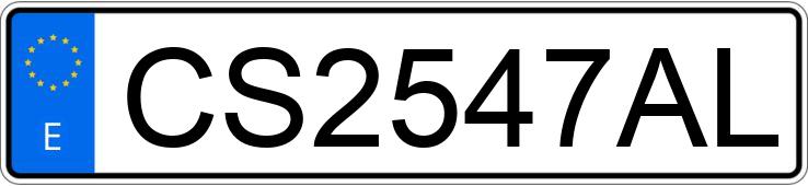Реєстраційний номер CS2547AL має SEAT AROSA STREET 1.0