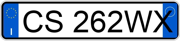 Numer rejestracyjny CS262WX posiada SMART fortwo 1a serie