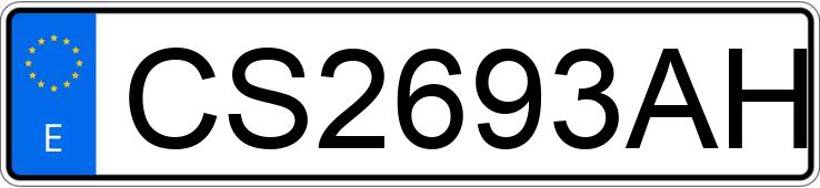 Numer rejestracyjny CS2693AH posiada BMW SERIE 5