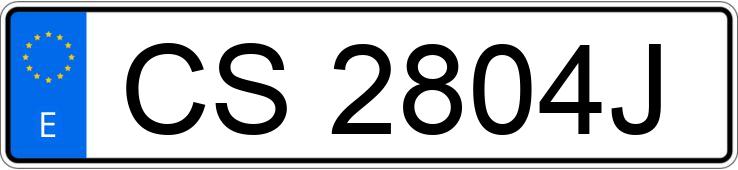 Numer rejestracyjny CS2804J posiada VOLVO 244 Numer rejestracyjny CS2804J posiada VOLVO 244