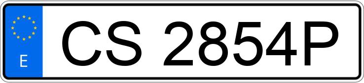 Die Registrierungsnummer CS2854P hat NISSAN PATROL
