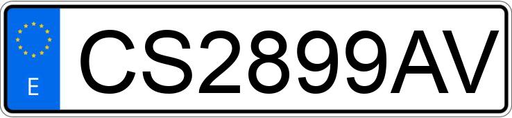 Numer rejestracyjny CS2899AV posiada BMW SERIE 3