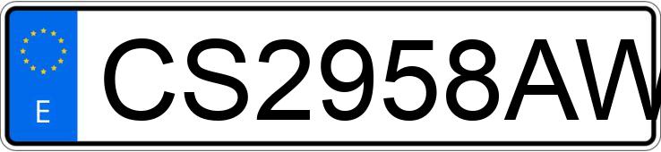 Le numéro d’enregistrement CS2958AW a VOLKSWAGEN BORA 1.9 TDI HIGHLINE 115 Le numéro d’enregistrement CS2958AW a VOLKSWAGEN BORA 1.9 TDI HIGHLINE 115