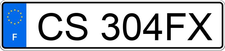 Numer rejestracyjny CS304FX posiada RENAULT CLIO