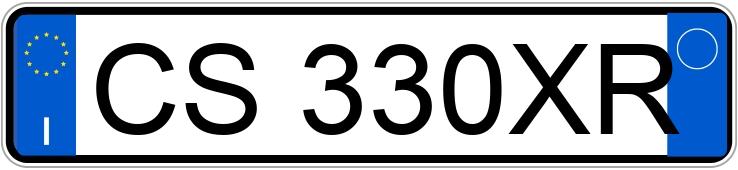 Numer rejestracyjny CS330XR posiada DAEWOO Matiz