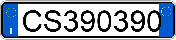 Numer rejestracyjny CS390390 posiada LANCIA Thema