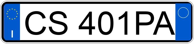 Numer rejestracyjny CS401PA posiada FORD Fiesta 5a serie