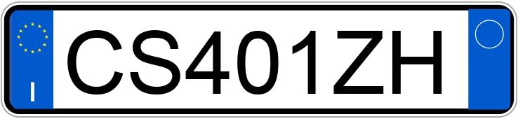 Numer rejestracyjny CS401ZH posiada AUDI A3 2a serie