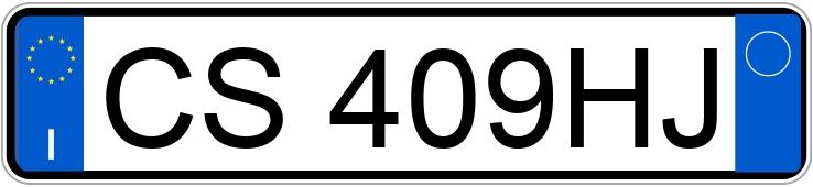 Numer rejestracyjny CS409HJ posiada FIAT Punto 3a serie