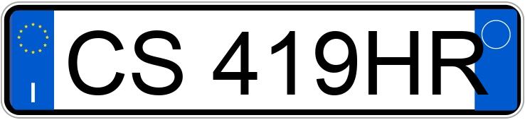 Numer rejestracyjny CS419HR posiada AUDI A4 3a serie Numer rejestracyjny CS419HR posiada AUDI A4 3a serie