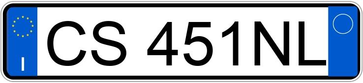 Numer rejestracyjny CS451NL posiada BMW X3