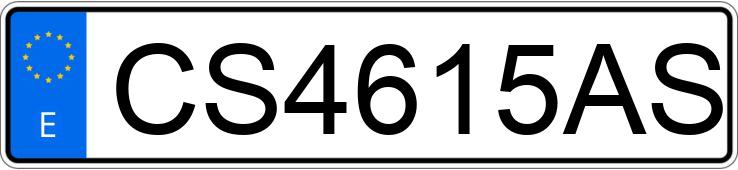 Numer rejestracyjny CS4615AS posiada CITROEN JUMPY