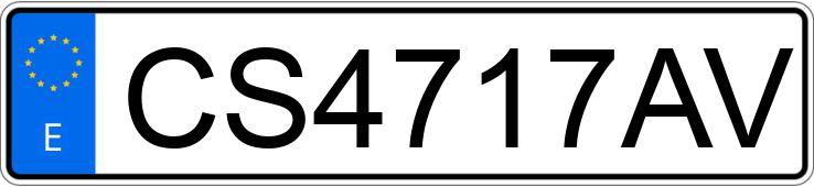 Numer rejestracyjny CS4717AV posiada BMW SERIE 3 Numer rejestracyjny CS4717AV posiada BMW SERIE 3