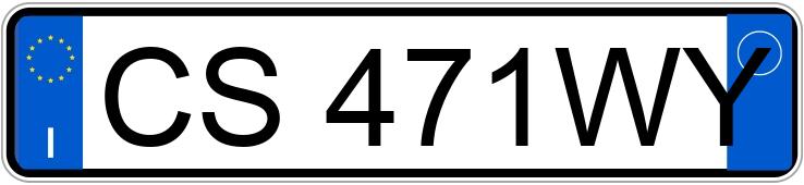 Numer rejestracyjny CS471WY posiada FIAT Punto 3a serie