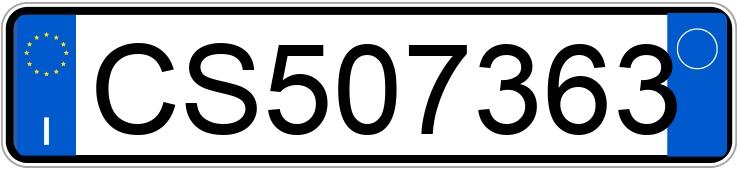 Numer rejestracyjny CS507363 posiada AUTOBIANCHI Y10