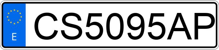 Numer rejestracyjny CS5095AP posiada SEAT AROSA