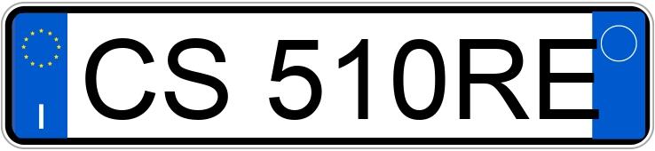 Numer rejestracyjny CS510RE posiada HYUNDAI Coupe 2a serie