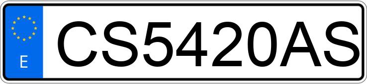 Numer rejestracyjny CS5420AS posiada SKODA FELICIA