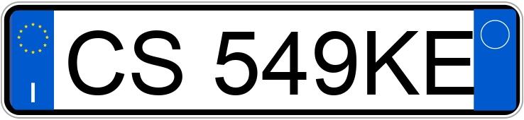 Numer rejestracyjny CS549KE posiada CITROEN C3 1a serie Numer rejestracyjny CS549KE posiada CITROEN C3 1a serie