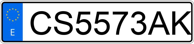 Numer rejestracyjny CS5573AK posiada OPEL FRONTERA