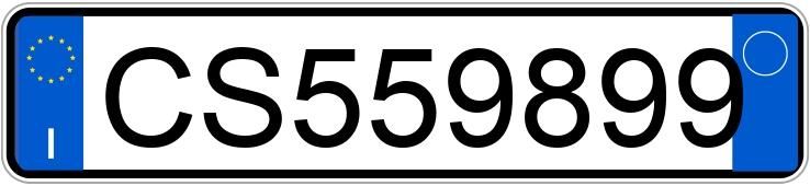 Numer rejestracyjny CS559899 posiada FIAT Cinquecento