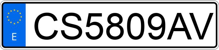 Numer rejestracyjny CS5809AV posiada NISSAN PATROL