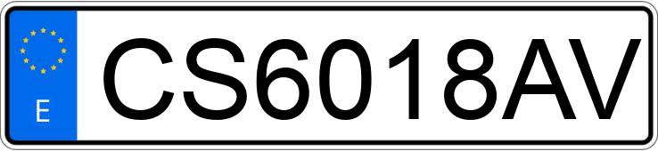 Numer rejestracyjny CS6018AV posiada NISSAN CABSTAR E