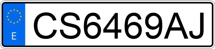 Numer rejestracyjny CS6469AJ posiada BMW SERIE 3