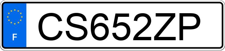 Numer rejestracyjny CS652ZP posiada PEUGEOT 206