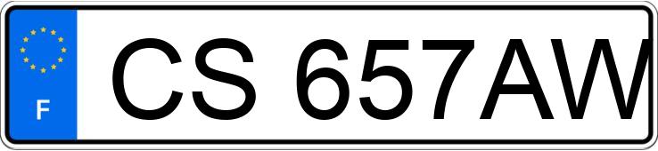 Numer rejestracyjny CS657AW posiada AUDI A6