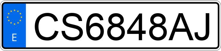 Numer rejestracyjny CS6848AJ posiada VOLKSWAGEN GOLF Numer rejestracyjny CS6848AJ posiada VOLKSWAGEN GOLF