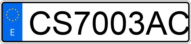 Numer rejestracyjny CS7003AC posiada BMW SERIE 3 Numer rejestracyjny CS7003AC posiada BMW SERIE 3