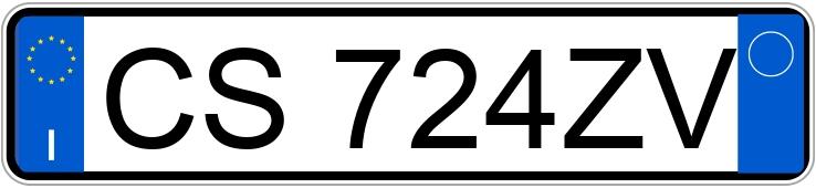 Numer rejestracyjny CS724ZV posiada ALFA ROMEO 147 2a serie