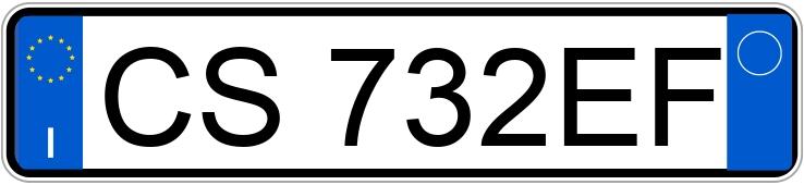 Numer rejestracyjny CS732EF posiada AUDI A3 2a serie Numer rejestracyjny CS732EF posiada AUDI A3 2a serie