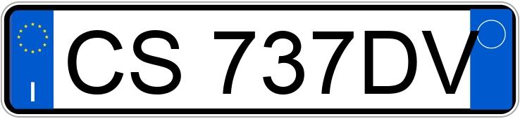 Numer rejestracyjny CS737DV posiada FORD Focus 1a serie