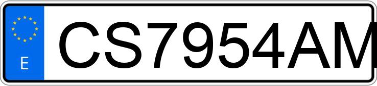 Numer rejestracyjny CS7954AM posiada FORD TRANSIT