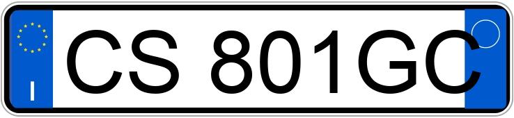 Numer rejestracyjny CS801GC posiada SEAT Alhambra